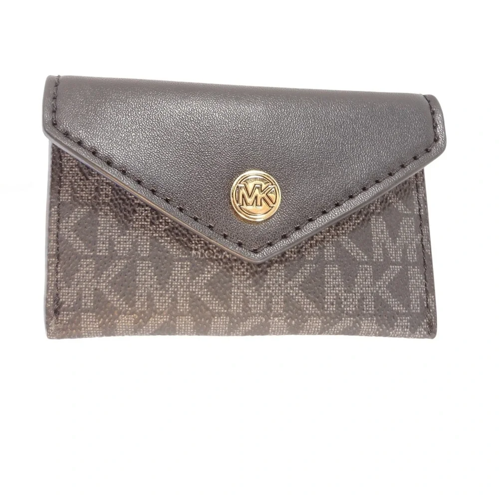 Michael Kors Vincent XS Tote Crossbody Card Case‎ Black Saffiano Leather NEW